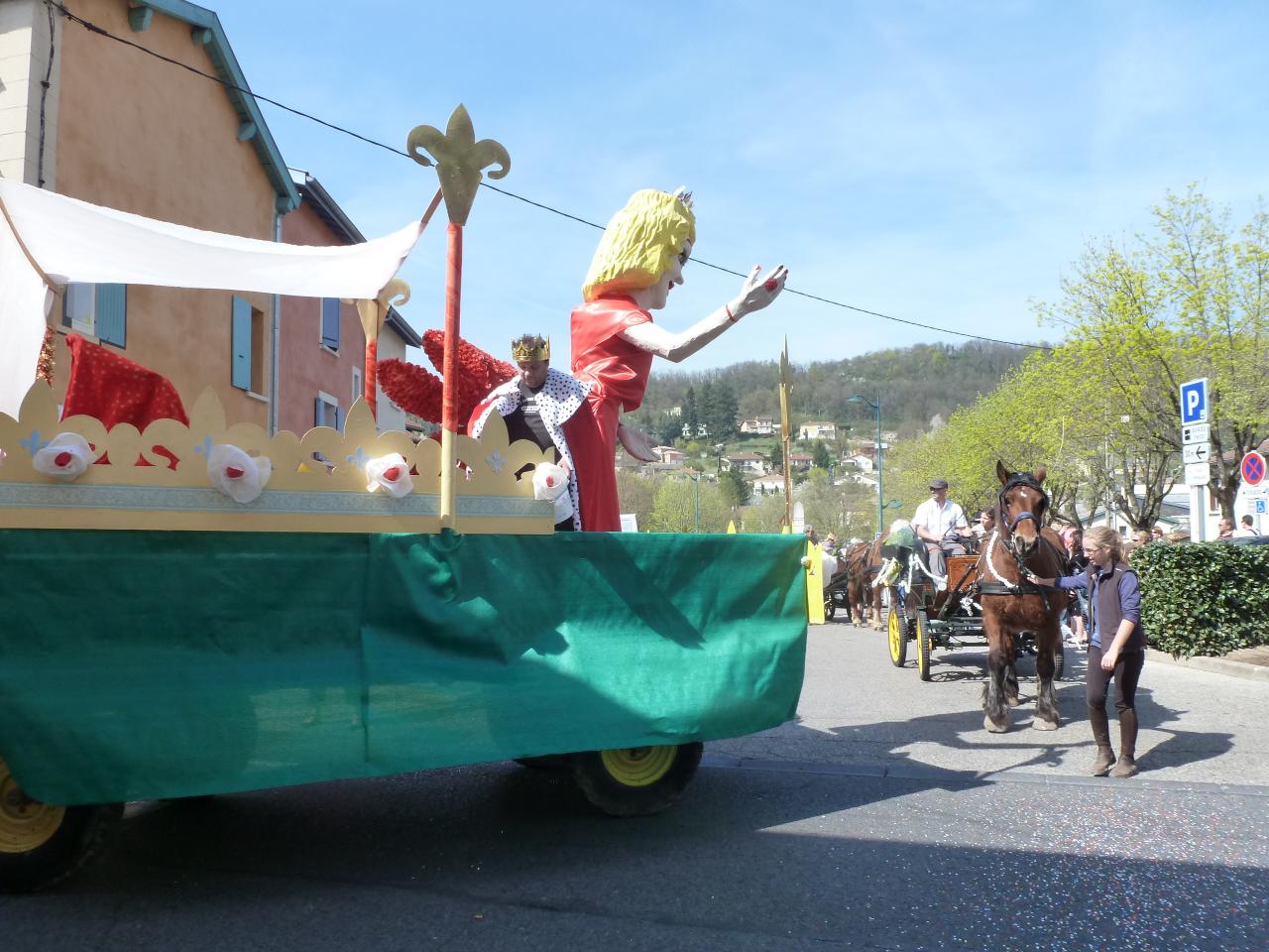 le char du Comité des fêtes au carnaval 2012