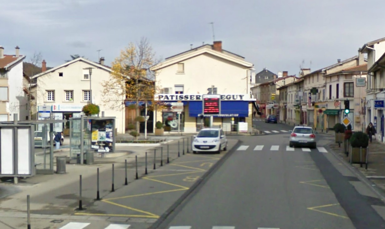 Un centre ville malheureusement bien vide